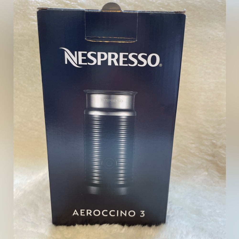 NEW Nespresso Aeroccino 3 Milk Frother - Automatic Hot & Cold Foam Maker black